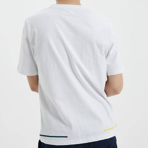 Boysnextdoor 白色拼接口袋T-Shirt